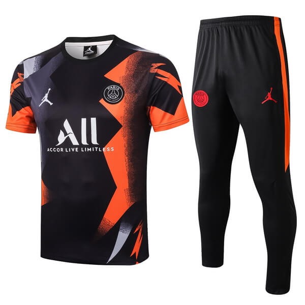 Entrenamiento Paris Saint Germain Conjunto Completo 2019-2020 Negro Naranja